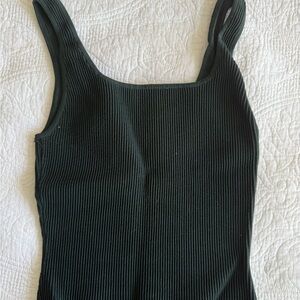 Babaton Ribbed Tank in Teal